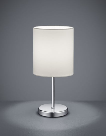 Stojąca lampa stołowa Jerry R50491001 do salonu srebrna biała RL Light