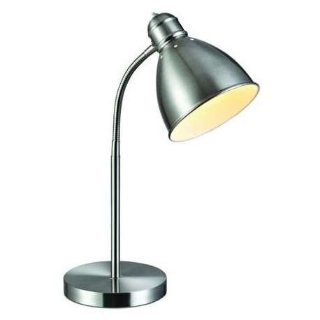 Stojąca LAMPA stołowa NITTA 105130 Markslojd metalowa LAMPKA reflektorowa na biurko satyna Markslojd