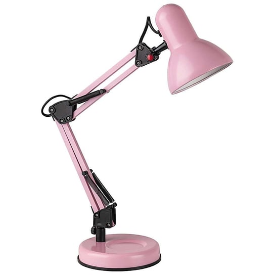 Stojąca LAMPA stołowa SAMSON 4179 Rabalux loftowa LAMPKA biurkowa regulowany reflektorek metalowy różowy Rabalux