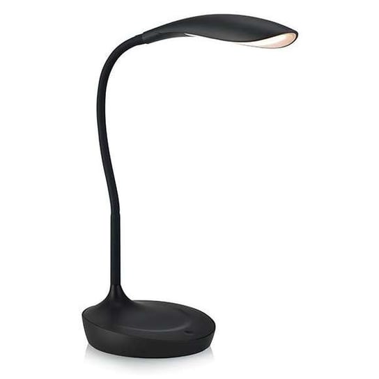 Stojąca LAMPA stołowa SWAN 106094 Markslojd biurkowa LAMPKA gabinetowa LED 4,6W 3000K z wbudowanym portem USB czarna Markslojd