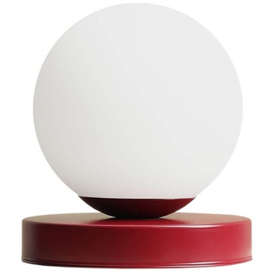 Stojąca lampka Ball Table 1076B15_S ball kula czerwona Aldex