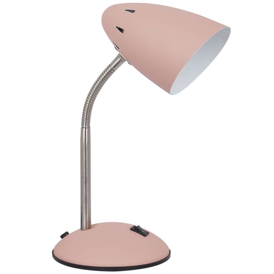 Stojąca LAMPKA biurkowa COSMIC MT-HN2013-PINK+S.NICK Italux klasyczna LAMPA metalowa różowa ITALUX