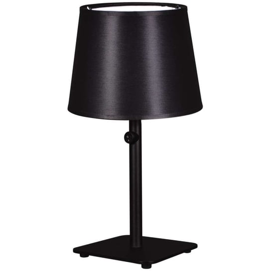 Stojąca LAMPKA biurkowa K-4768 Kaja abażurowa LAMPA stołowa do sypialni klasyczna czarna KAJA