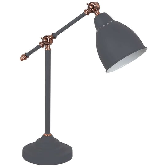 Stojąca LAMPKA biurkowa SONNY MT-HN2054-1-B Italux stołowa LAMPA industrialna loft grafitowa ITALUX