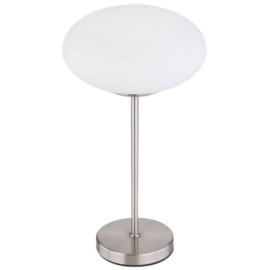 Stojąca LAMPKA nocna ANDREW 15445T Globo stołowa LAMPA szklana kula biurkowa biała Globo
