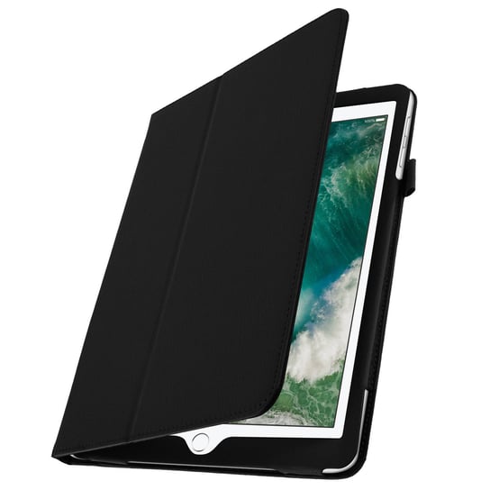 Stojące etui z klapką do Apple iPad 9.7 (2017) Ultracienkie etui ochronne — czarne Avizar