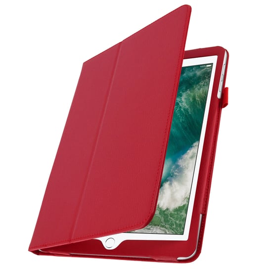 Stojące etui z klapką do Apple iPad 9.7 (2017) Ultracienkie etui ochronne – czerwone Avizar