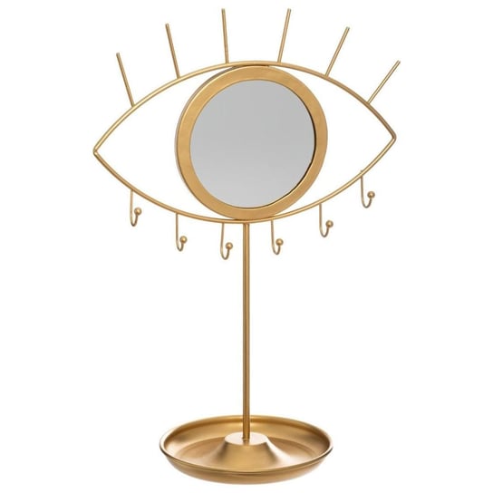 Stojak na biżuterię ATMOSPHERA Eye, złoty, 36 cm Atmosphera