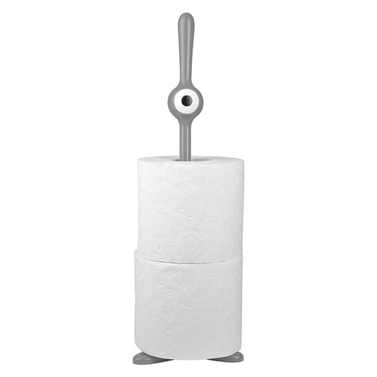 Stojak na papier toaletowy KOZIOL Toq, szary, 37x12x8 cm Koziol