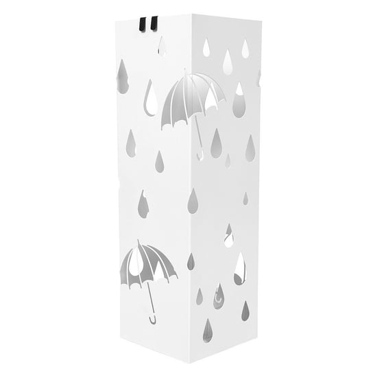 Stojak na parasole SONGMICS, biały, 15,5x15,5x49 cm Songmics