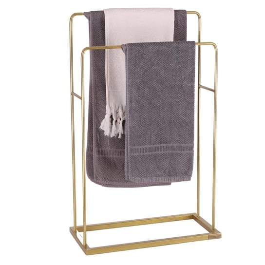 Stojak na ręcznik do łazienki HG DECO wolnostojący złoty HG DECO