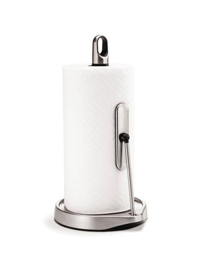 Stojak na ręczniki papierowe SIMPLEHUMAN Tension Arm, 36,3x36,3x20,8 cm, srebrny Simplehuman