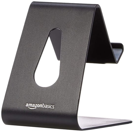 Stojak na Telefon Komórkowy Smartfon Aluminium Antypoślizgowe Amazon Basics