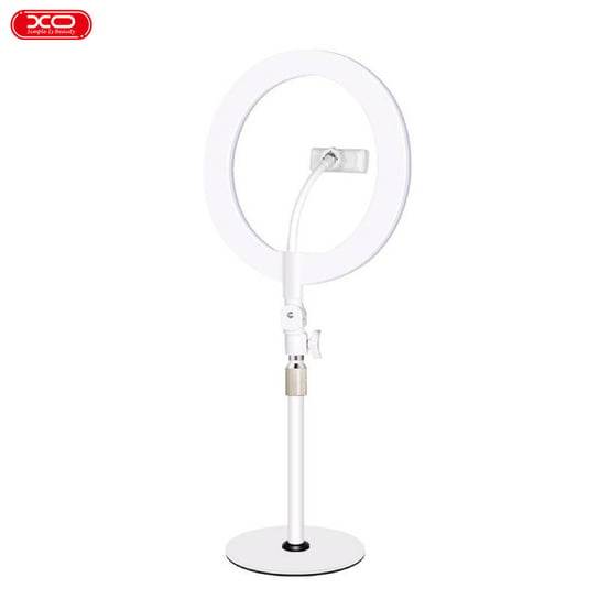 Stojak na telefon XO L03 z lampą LED, 10", biały XO