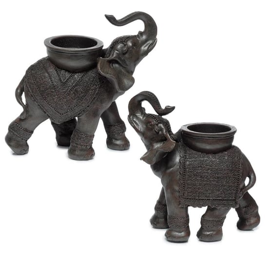 Stojak podstawka na podgrzewacz „tealight” – kształcie słonia, Spokój Dalekiego Wschodu Inna marka