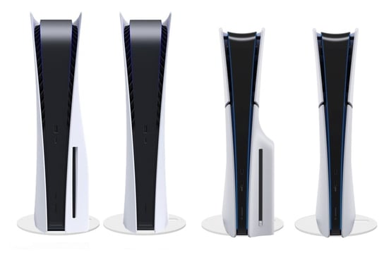 Stojak podstawka pionowa do PlayStation 5 vertical stand PS5 SLIM FAT biała MT3CH