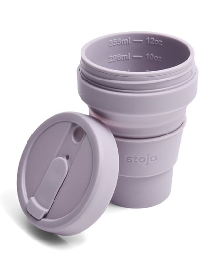 STOJO Kubek Pocket Lilac 355ml składany #zerowaste Stojo