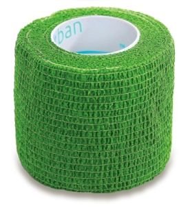 StokBan 5 x 450cm-zielony Bandaż elastyczny samoprzylepny StokBan