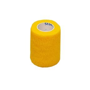 StokBan 7,5 x 450cm-żółty Bandaż elastyczny samoprzylepny StokBan
