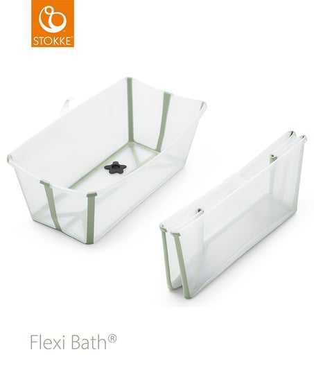 Stokke® Flexi Bath® Składana Wanienka Dla Dziecka | Transparent Green Stokke