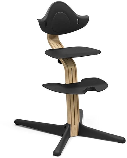 Stokke Nomi - wielofunkcyjne krzesełko nowej generacji  | Oak Black Stokke