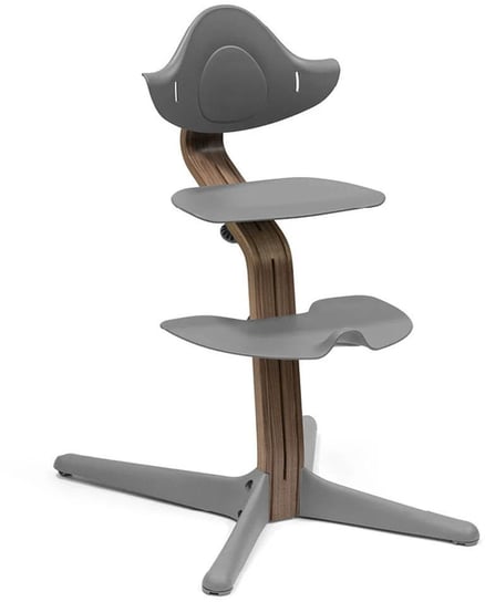 Stokke Nomi - wielofunkcyjne krzesełko nowej generacji  | Walnut Grey Stokke