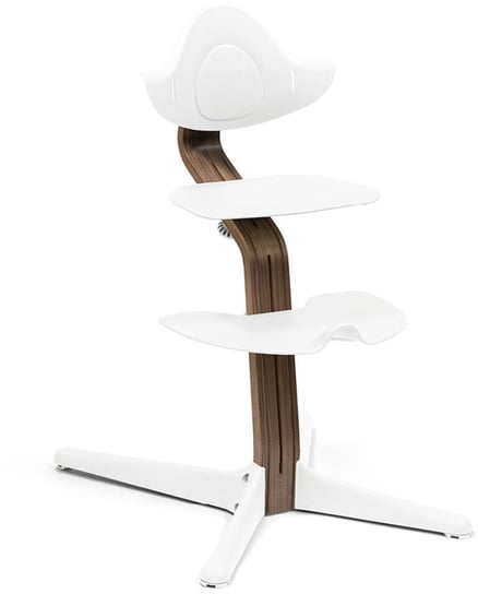 Stokke Nomi - wielofunkcyjne krzesełko nowej generacji  | Walnut White Stokke