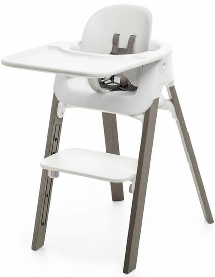 Stokke Steps - innowacyjne krzesełko do karmienia zestaw | Hazy Gray Stokke