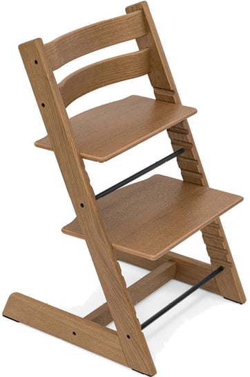 Stokke Tripp Trapp - Krzesełko Do Karmienia Z Litego Drewna Dla Dzieci I Dorosłych | Oak - Brown Stokke