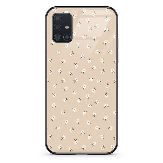 Stokrotki mini beż - Galaxy M31S Etui szklane [TIF 50A] PieceofCase