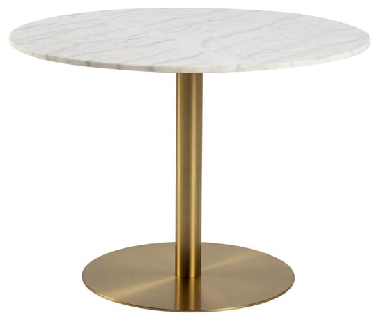 Stół ACTONA Corby, biało-złoty, 75x105 cm Actona