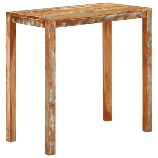 Stół Barowy Rustykalny 112x55x108cm, Lite Drewno z / AAALOE Zakito