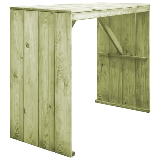 Stół barowy VIDAXL, zielony, 130x60x110 cm vidaXL