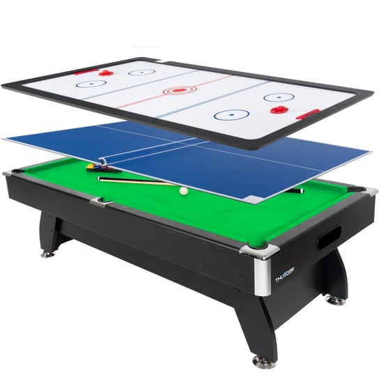 Stół Bilardowy Thunder Z Nakładką Cymbergaj/Ping Pong 8Ft - Bold-Black Thunder