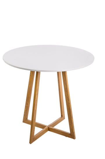 Stół COZY ZONE Katalpa, biały, 72x80x80 cm Cozy Zone