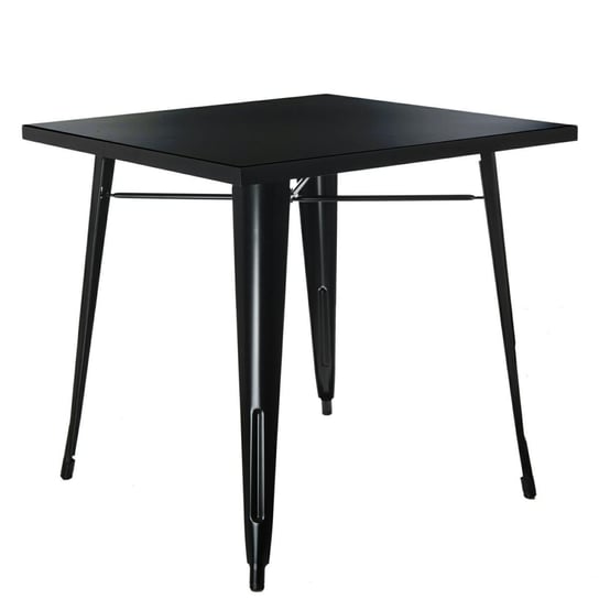 Stół D2 DESIGN Paris, czarny, 76x76x76 cm D2.DESIGN