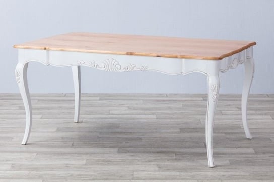 Stół DEKORIA Claudette, biały, 160x98x77 cm Dekoria