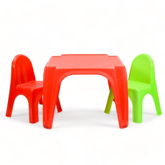 Stół dla dzieci plastikowy zestaw stolik+2 krzesła Starplay