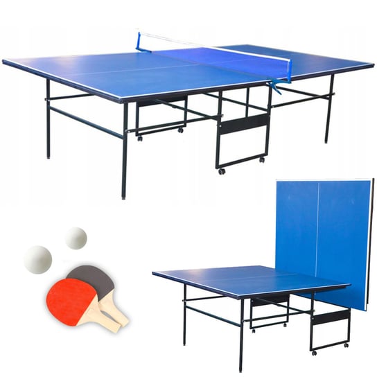 Stół Do Gry Ping Pong P101, Tenis Stołowy Duży Składany Z Rakietkami RAMIZ