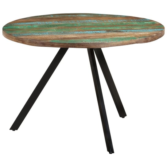 Stół do jadalni, 110x75 cm, lite drewno odzyskane vidaXL