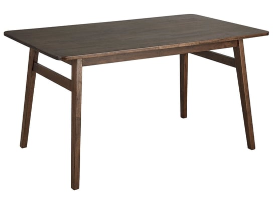Stół do jadalni 140 x 85 cm ciemne drewno VENTERA Beliani