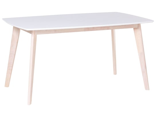 Stół do jadalni 150 x 90 cm biały SANTOS Beliani