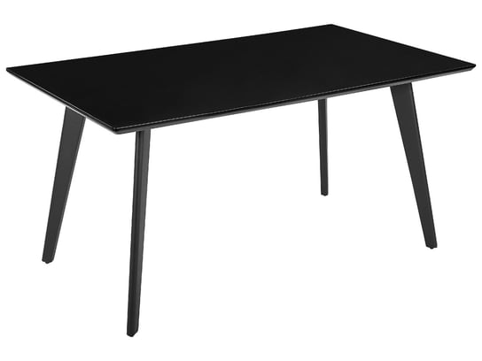 Stół do jadalni 150 x 90 cm czarny DORCAS Beliani