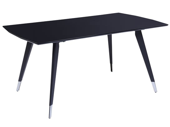 Stół do jadalni 160 x 90 cm czarny MOSSLE Beliani