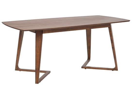 Stół do jadalni 180 x 90 cm ciemne drewno HUXTER Beliani