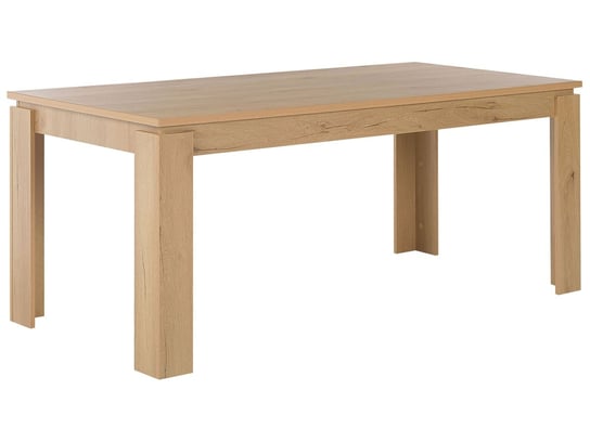 Stół do jadalni 180 x 90 cm jasne drewno VITON Beliani