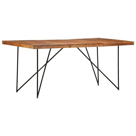 Stół do jadalni, 180 x 90 x 76 cm, lite drewno akacjowe vidaXL