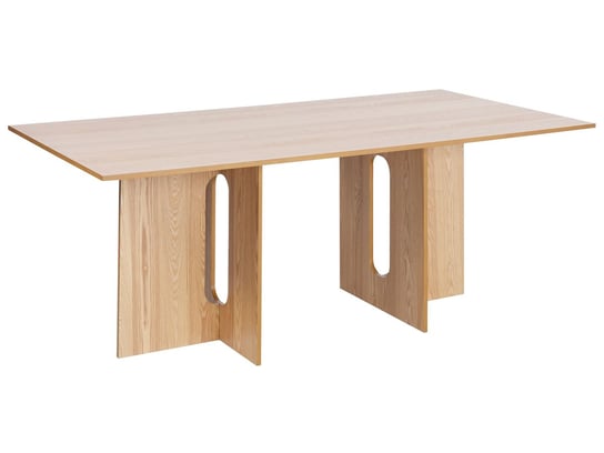 Stół do jadalni 200 x 100 cm jasne drewno CORAIL Beliani