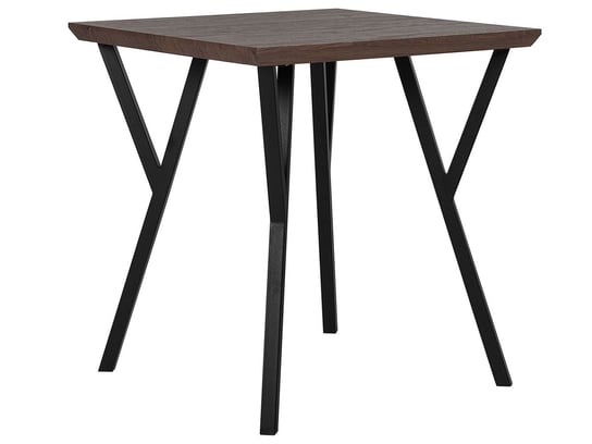 Stół do jadalni BELIANI Bravo, czarny, 70x70x75 cm Beliani