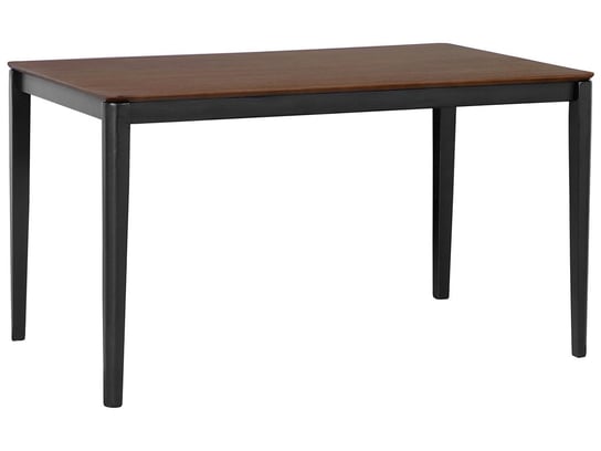 Stół do jadalni BELIANI Cedar, czarny, 135x80x75 cm Beliani